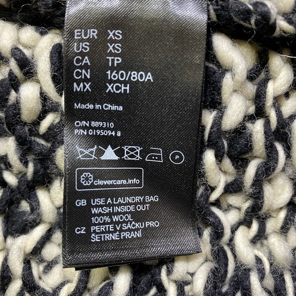 Isabel Marant for H&M Hand Knit Zip Front Loop Knit Wool Cardigan - Picture 5 of 8